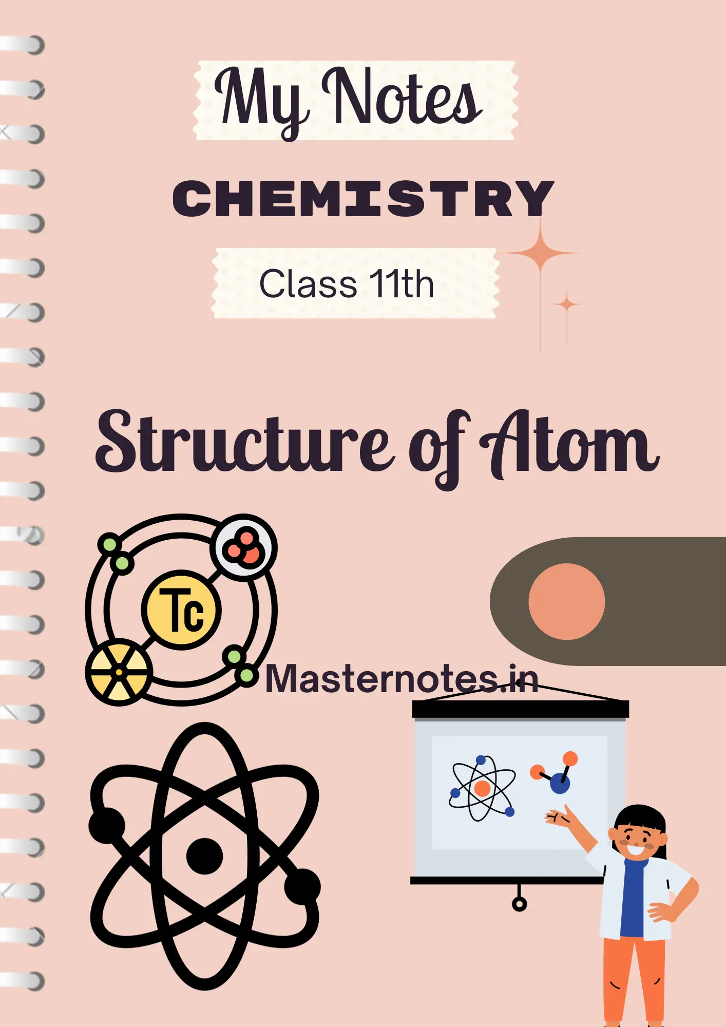 Structure of atom class 11 notes